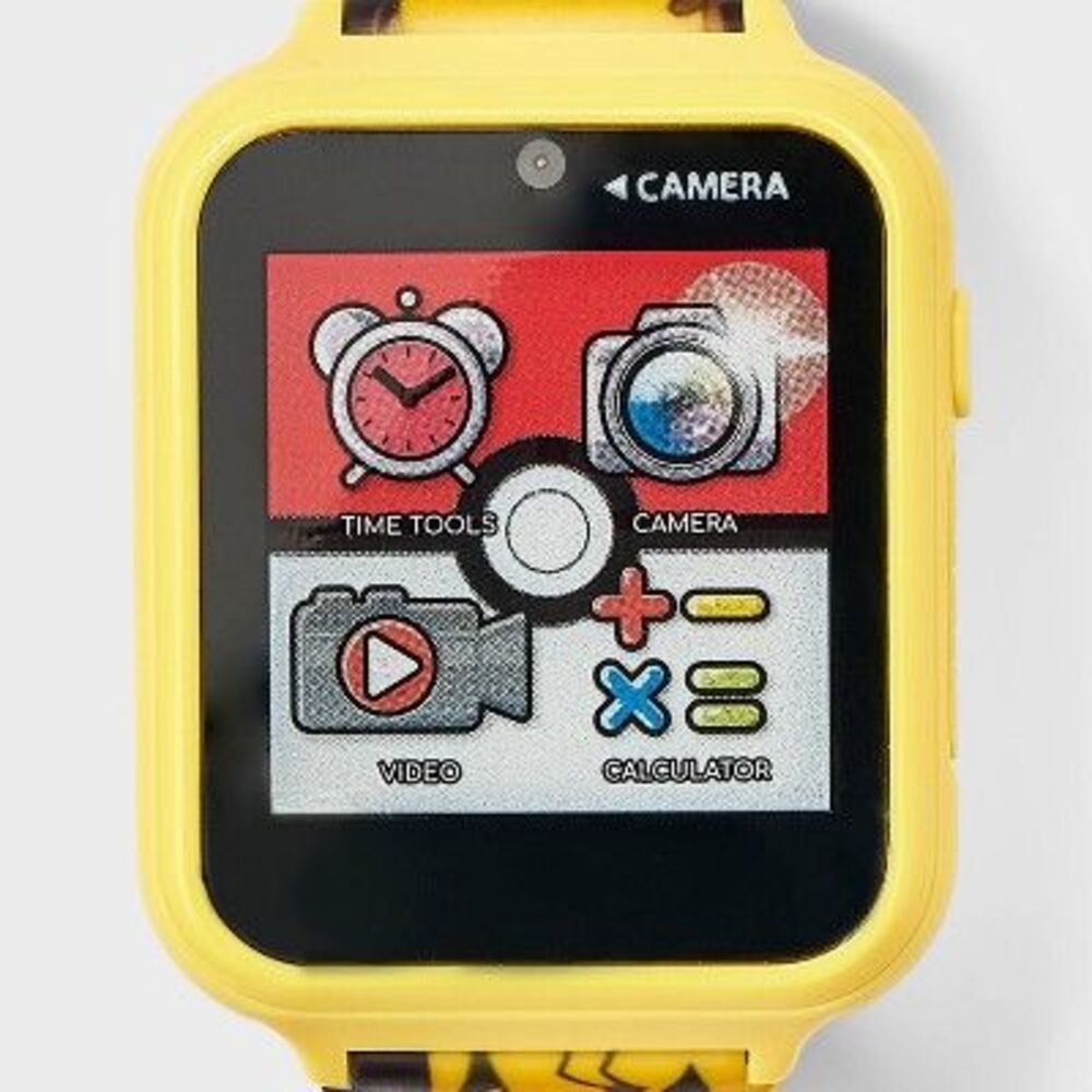 Pokemon -  Pikachu Kids Smartwatch Camera Games Yello Yellow - Picture 2 of 3